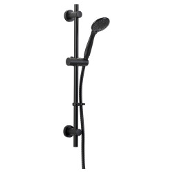Croydex Nero 3 Spray Shower Kit - Matt Black