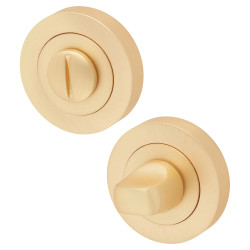 Jedo by Frelan Bathroom Turn & Release - 50mm Diameter - Satin Brass