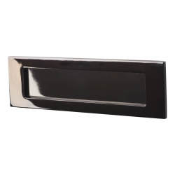 Letter Plate - 254 x 74mm - Black Nickel