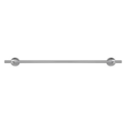 Croydex Epsom Flexi-Fix Round Towel Rail - 670 x 77.5 x 54mm - Polished Chrome