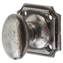 Olde Forge Bathroom Turn & Release - 52mm Diameter - Polished Iron