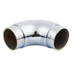 51mm Solid Brass 90° Bar Rail Elbow - Polished Chrome