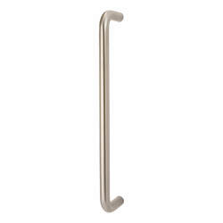 Altro 16mm D-Bar Door Pull Handle - Bolt Fix - 305mm Centres - Satin Stainless Steel