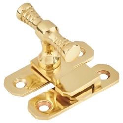 Cupboard Turn Latch - 50 x 19 x 36mm - Polished Brass