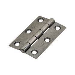 Olde Forge Butt Door Hinge - 76 x 51 x 1.5mm - Pewter - Pair