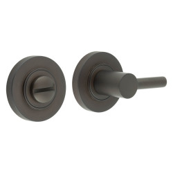 Burlington by Frelan Easy Turn & Release with Plain Rose - 50mm Diameter - Dark Bronze