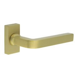 CRES by Frelan CR-104 uPVC Multipoint Door Handle on Rectangular Rose - Satin Brass
