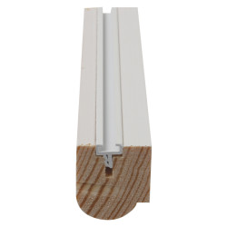 Timber Staff Bead - 20 x 15mm - 3000mm Length - Primed White - Pack of 10