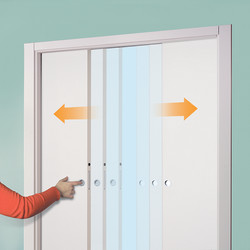 ECLISSE Double Door Synchronisation Kit - 20kg Max Door Weight