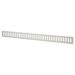 Altro Plain Slotted Vent - 600 x 51mm - 6650mm² Free Air Flow - Satin Stainless Steel