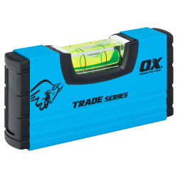OX Trade Stubby Spirit Level - Non Magnetic - 4"/ 100mm - Aluminium