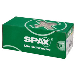 SPAX Yellox Pozi Countersunk Wood Screws Value Pack - 5.0 x 40mm - Yellow Zinc - Pack of 500