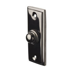 Altro Bell Push - 83 x 33mm - Black Nickel