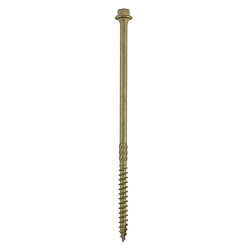 TIMCO Timber Frame Screws Hex Head - 6.7 x 200mm - Green - Pack of 50