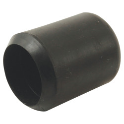 Touchpoint Rubber Chair Ferrules - 16 x 25mm - Black - Pack of 50