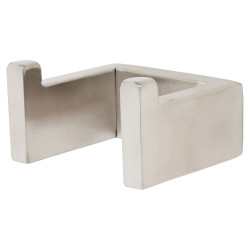 Altro Contemporary Square Robe Hook - 68 x 60 x 40mm - Satin Stainless Steel