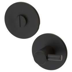 Jigtech Schema Orka Bathroom Turn & Release - 53mm Diameter - Matt Black