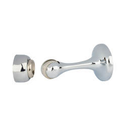 Magnetic Door Stop & Holder - 88 x 44mm - Polished Chrome