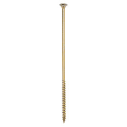 TIMCO Classic Pozi Countersunk Wood Screws - 6.0 x 180mm - Yellow Zinc - Pack of 100
