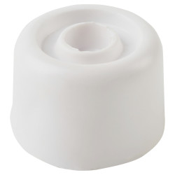 Touchpoint PVC Floor Door Stop - 20 x 33mm - White - Pack of 10