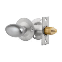 Bathroom Privacy Set - Satin Chrome