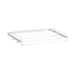 elfa Top Track System - Click In Triple Wire Gliding Shoe Rack - 605 x 96 x 430mm - White