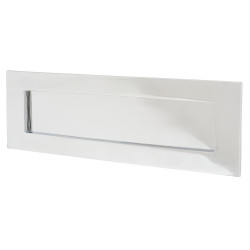 Letter Plate - 359 x 113mm - Polished Chrome