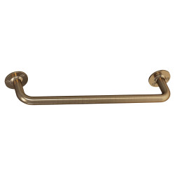 Rothley 25mm Steel Grab Rail - 457mm Length - Antique Brass