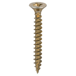 TIMCO Classic Pozi Countersunk Wood Screws - 6.0 x 50mm - Yellow Zinc - Pack of 200