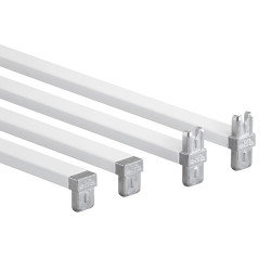 elfa Drawer Basket Tower - T & L Crossbars - 450mm Width - White - Pair