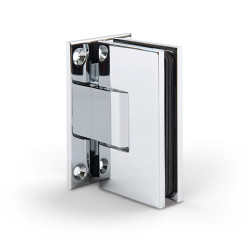 Bohle Bilbao Select Glass to Wall Shower Hinge - Double Sided - 8-12mm Glass - Polished Chrome