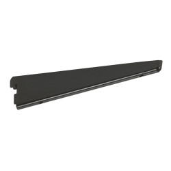 elfa Twin Slot Shelving System - Shelf Bracket for Solid Shelving - 220mm Length - Graphite