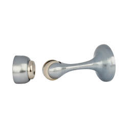 Magnetic Door Stop & Holder - 88 x 44mm - Satin Chrome