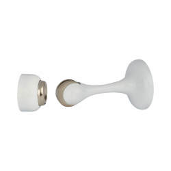 Magnetic Door Stop & Holder - 88 x 44mm - White