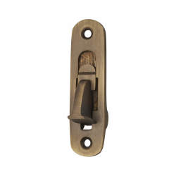 Altro Weekes Sash Window Stop - 70 x 19mm - Radius End - Antique Brass