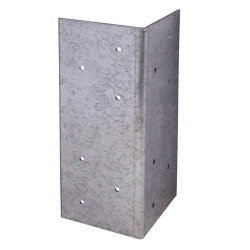 Powapost Universal Fence Post Extender - 180 x 70 x 70mm - Galvanised