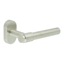 CRES by Frelan CR-103 uPVC Multipoint Door Handle on Oval Rose - Satin Stainless Steel