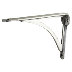 Olde Forge Curved Shelf Bracket - 249 x 174mm - Pewter