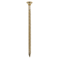 TIMCO Classic Pozi Countersunk Wood Screws - 4.5 x 80mm - Yellow Zinc - Pack of 200