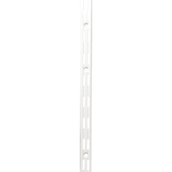 Altro Twin Slot Shelf Wall Upright - 1500mm Length - White