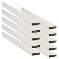 Pyroplex Plain Fire Only Intumescent Strip - FD30/60 - 15 x 4 x 2100mm - White - Pack of 10