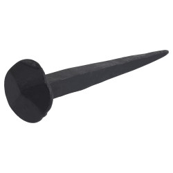 Olde Forge Handmade Nail - 3 x 3/4"- Steel - Antique Black - Pack of 10