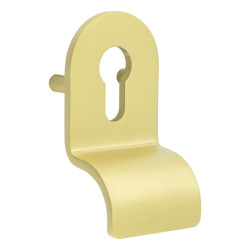 CRES by Frelan Lug Fixed Euro Cylinder Pull - 96 x 50mm - Satin Brass