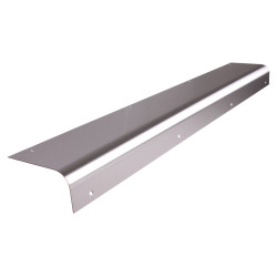 Altro Stainless Steel Round Nose Door Step - 750 x 100mm - Satin