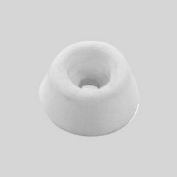 Touchpoint Rubber Seat Buffer - 19 x 10mm - White - Pack of 4