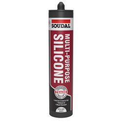 Soudal Multi-Purpose Silicone - 270ml - Brilliant White