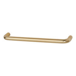 Touchpoint 10mm D-Bar Cabinet Pull Handle - 156mm Centres - Polished Brass