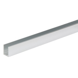 Bohle 2500mm U Channel - 8-10mm Glass Shower Doors & Panels - Polished Aluminium