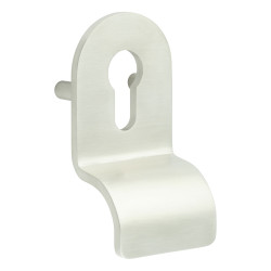 CRES by Frelan Lug Fixed Euro Cylinder Pull - 96 x 50mm - Satin Stainless Steel