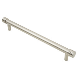 Frelan Hoxton Sturt 15mm T-Bar Cabinet Pull Handle - 224mm Centres - Satin Nickel